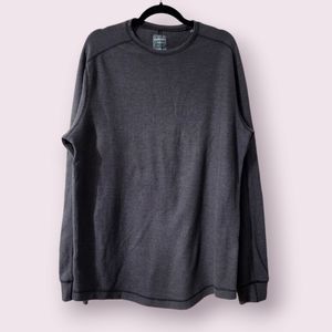 Cooper Jones Long Sleeve Crew Neck T-Shirt Mens Size Large Tall Gray Shirt